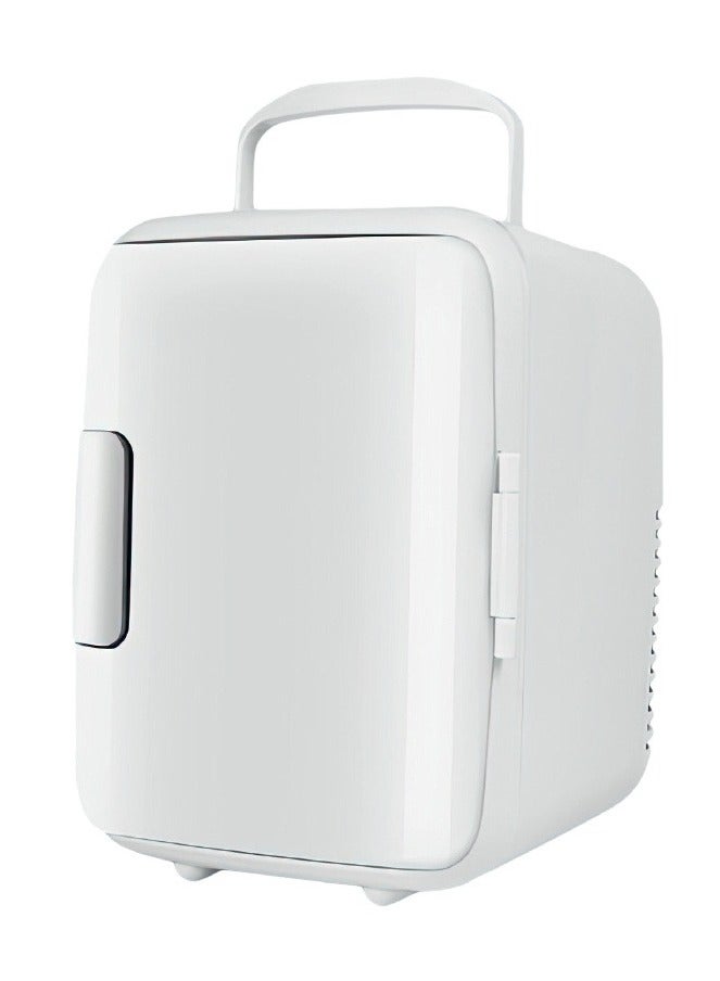 Denx Mini refrigerator suitable for home and car to store hot and cold foods and drinks, 4 liter capacity - Image 1