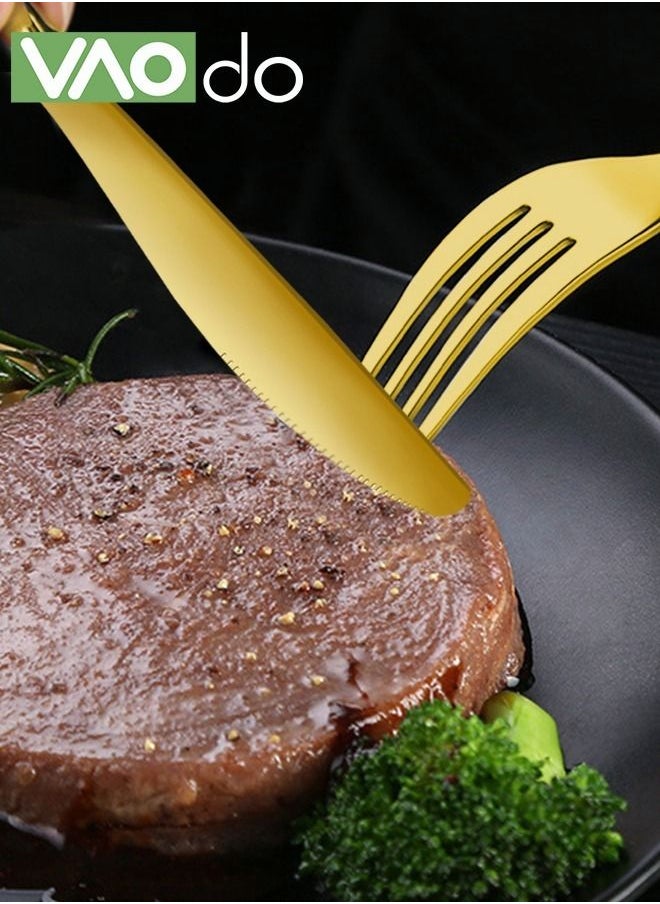3-Piece Stainless Steel Flatware Set Cutlery Knive, Fork and Spoon Set