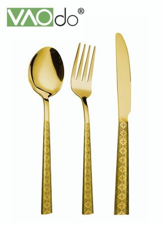 3-Piece Stainless Steel Flatware Set Cutlery Knive, Fork and Spoon Set - pzsku/Z494B09609EBB1C2C3E90Z/45/_/1681269405/b55a3b7d-e328-4463-aad5-1cec99eeaf71