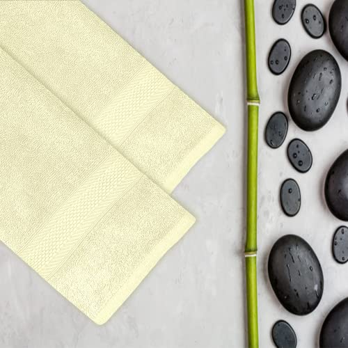Sassoon Spur 550 GSM Bamboo Bath Towel - Buttermilk (Pack of 1) (70cmX140cm) - Image 2