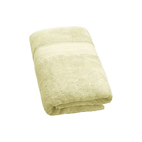 Sassoon Spur 550 GSM Bamboo Bath Towel - Buttermilk (Pack of 1) (70cmX140cm) - Image 1