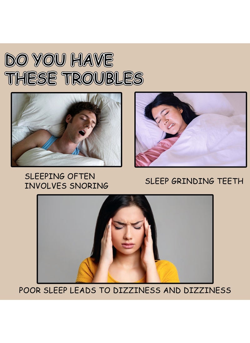 3-Pack Anti-snoring Mouthpieces, Prevent Snoring And Teeth Grinding At Night 1pcs*3