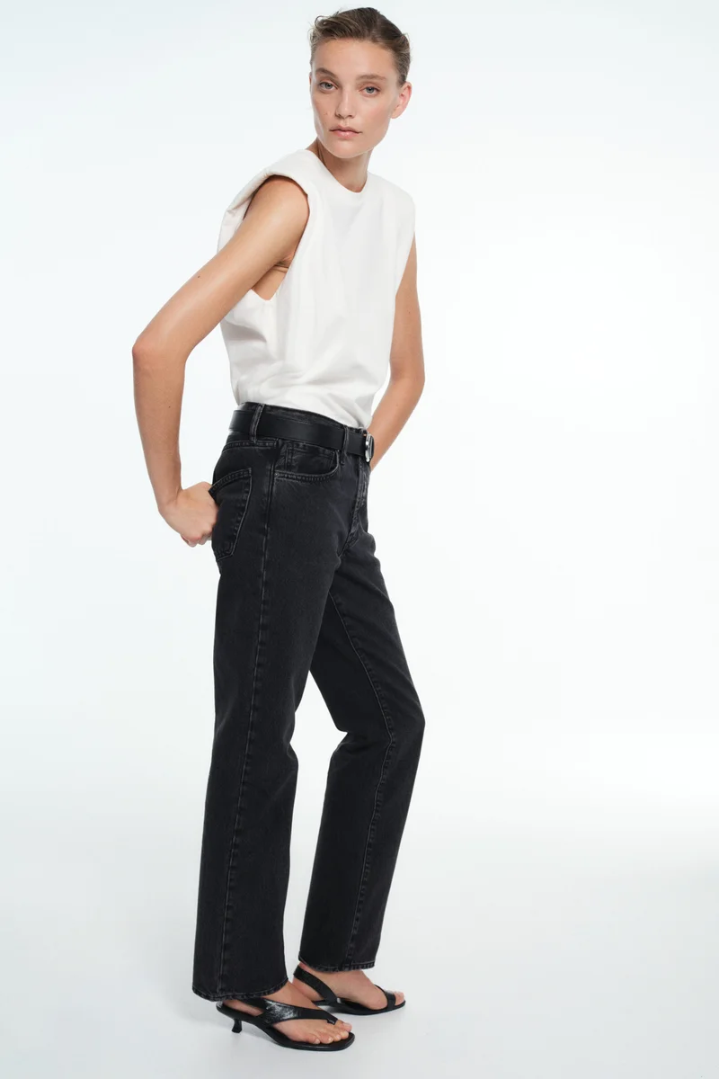 H&M  Straight Regular Waist Jeans for Women | Best Price UAE