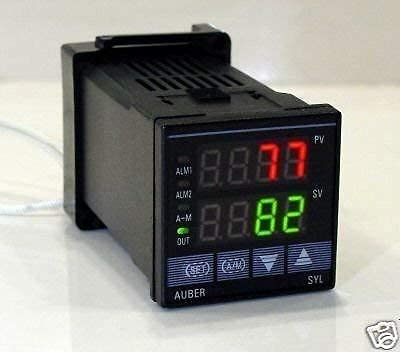 AUBER PID Temperature Controller,W/ 30 RAMP / SOAK,SSR Output, SYL-2352P Black - Image 2