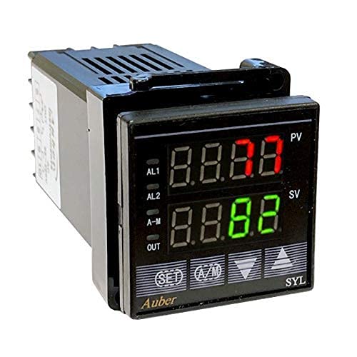AUBER PID Temperature Controller,W/ 30 RAMP / SOAK,SSR Output, SYL-2352P Black - Image 1