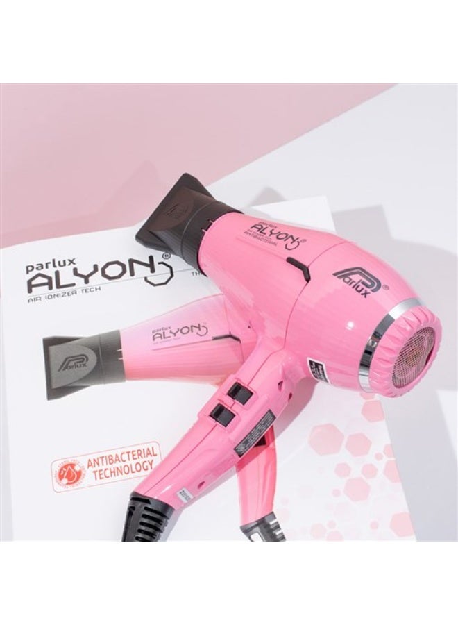Parlux ALYON Hair Dryer Air Ionizer Tech [European Plug 220V] Pink 1unit - Image 2