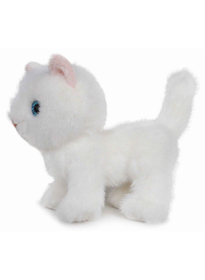 Ice King Bear Fluffy Little Cat Stuffed Animal Small Plush Toy 6 Inches (White) - Image 5