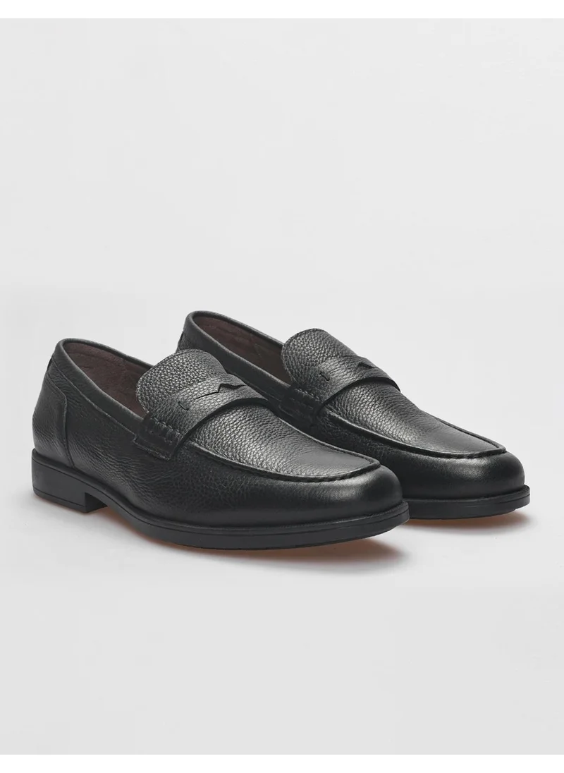 كاباني Leather Black Men's Casual Shoes