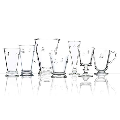 La Rochère La Rochere Napoleon Bee Double Old Fashioned Tumbler Set of 6 – La Rochere Bee Glassware Sets – Fancy Glassware Drinking Glasses (15 oz) - Image 2