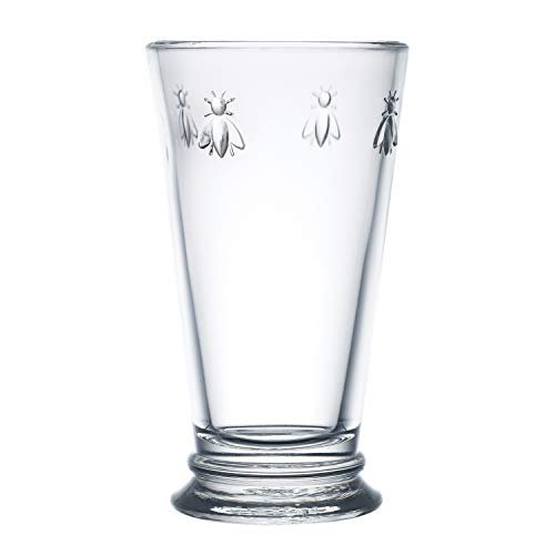 La Rochère La Rochere Napoleon Bee Double Old Fashioned Tumbler Set of 6 – La Rochere Bee Glassware Sets – Fancy Glassware Drinking Glasses (15 oz) - Image 4