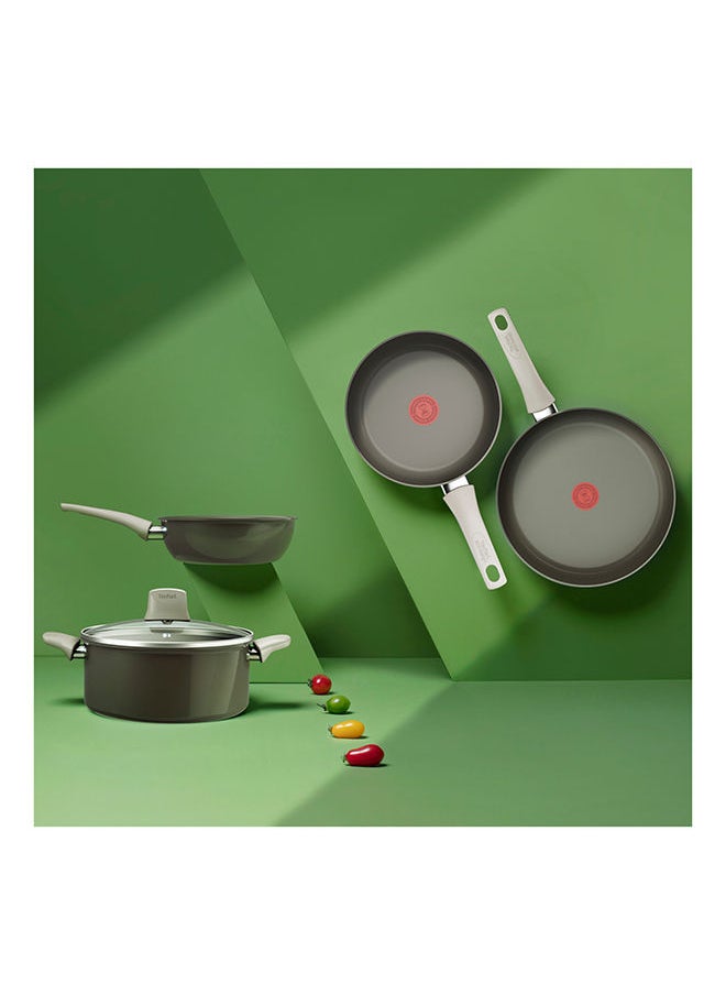 Tefal - Tefal Renewal Frying Pan 32 cm Non-Stick Ceramic Coating Eco-Designed Recycled Fry Pan Healthy Cooking Thermo-Signal Safe Cookware Made in France All Stovetops Including Induction - Image 1