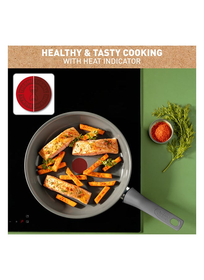 Tefal - Tefal Renewal Frying Pan 32 cm Non-Stick Ceramic Coating Eco-Designed Recycled Fry Pan Healthy Cooking Thermo-Signal Safe Cookware Made in France All Stovetops Including Induction - Image 1