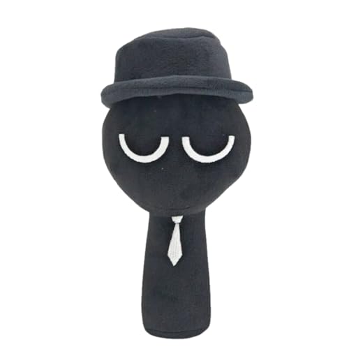 TechMax Solution Sprunki Plush Toy (Black, 30 CM) - Image 1