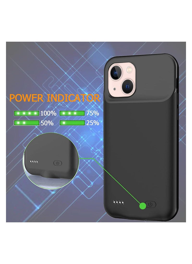 4000mAh Smart Rechargeable Portable Protective Charging Case Extended Battery Backup Pack Compatible with iPhone 13 - Image 4