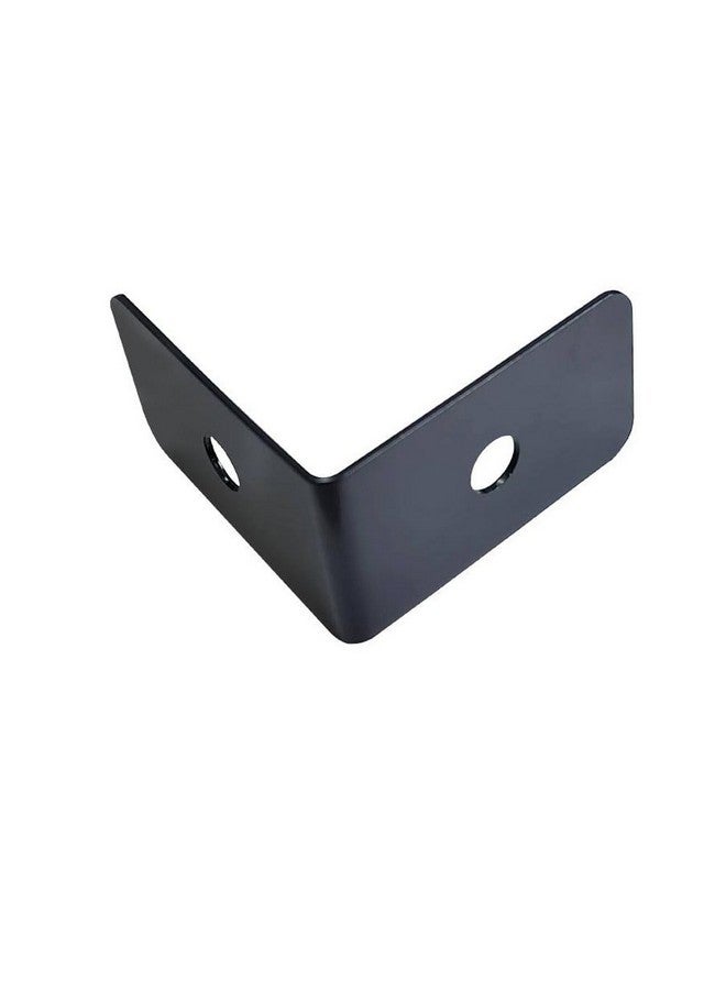 Sutfmwe Black Corner Protectors for Wood Furniture, Decorative Corner Brackets, Baseboard Corner Protectors Heavy Duty Metal Corner Guard for Edge Guard Box Table Cabinet Trunk 4Pcs (Height:1.5") - Image 4