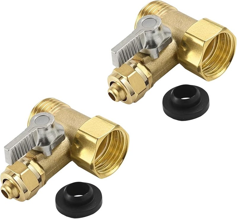Compact Brass Inlet 3 Way Ball Valve For Household Water Systems Standard Pipe Color A - Image 4