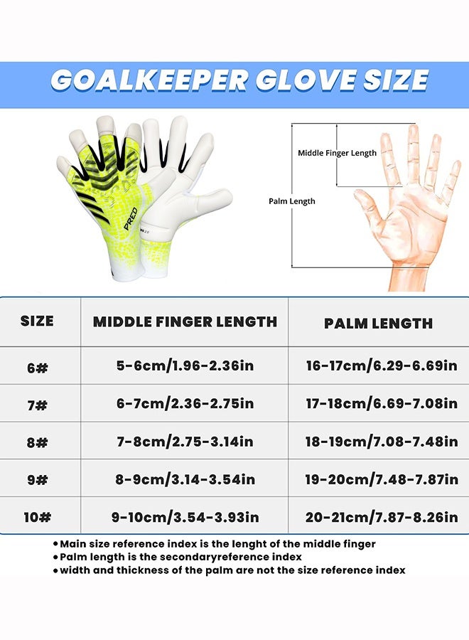 Predator Football Training Professional Pro Fingersave Goalkeeper Gloves - Image 2