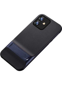 Megafox Technology Apple iPhone 12 Compatible Case Verus Cover with Stand, Blue