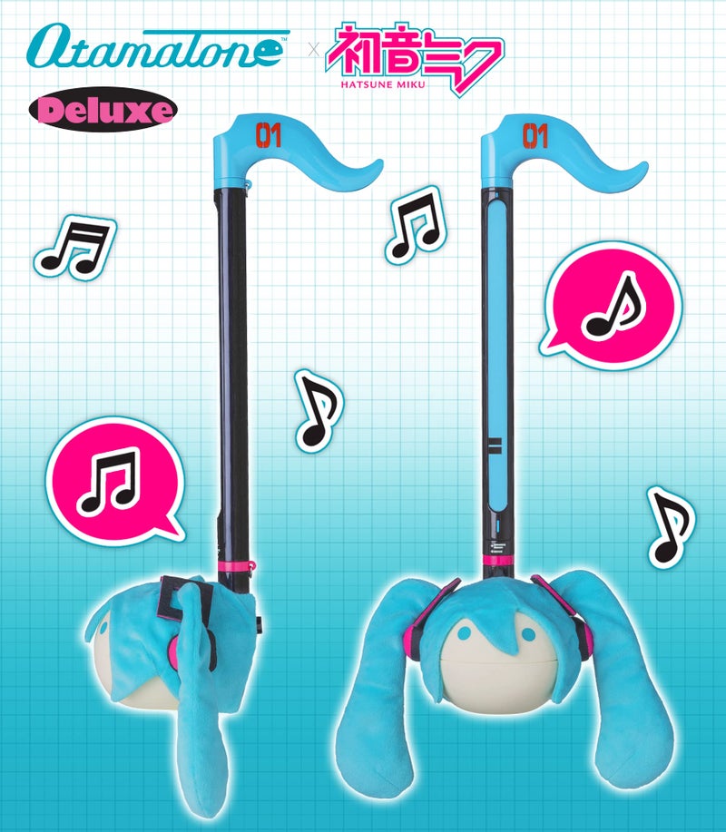 Otamatone أوتاماتون ديلوكس [إصدار هاتسوني ميكو] آلة موسيقية إلكترونية محمولة من اليابان مايوة دينكي [تشمل شعر مستعار قابل للإزالة] - Image 2