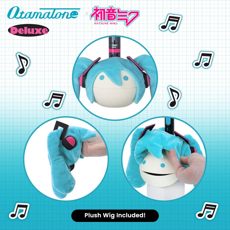 Otamatone أوتاماتون ديلوكس [إصدار هاتسوني ميكو] آلة موسيقية إلكترونية محمولة من اليابان مايوة دينكي [تشمل شعر مستعار قابل للإزالة] - Image 3