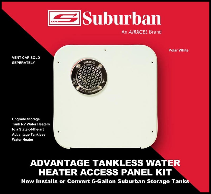 Chevrolet Suburban 6376APW Access Door for 6 Gallon Water Heater - Polar White - Image 2