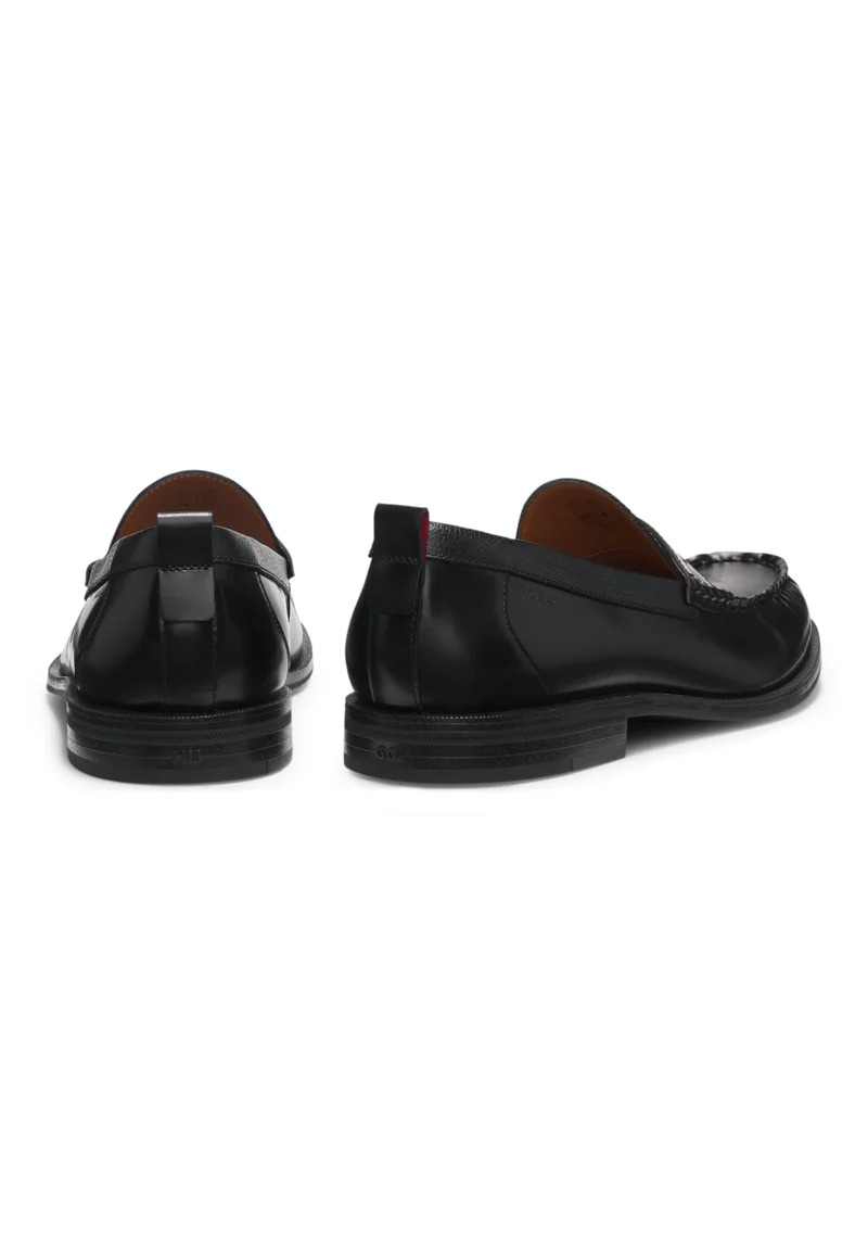 HUGO Penny loafers in brush-off leather