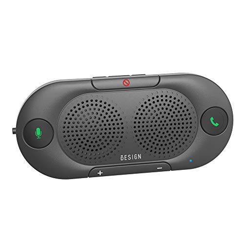Besign BK06 Bluetooth 5.0 in Car Speakerphone with Visor Clip, Wireless Car Kit for Handsfree Talking, Motion Auto On, Siri Google Assistant Support, Dual 2W Speakers - Image 1