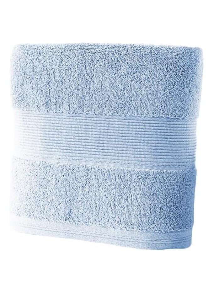 QBED Hotel Bath Towels 100% Egyptian Cotton 70 * 140cm 1 Piece (Baby Blue)  - Image 1
