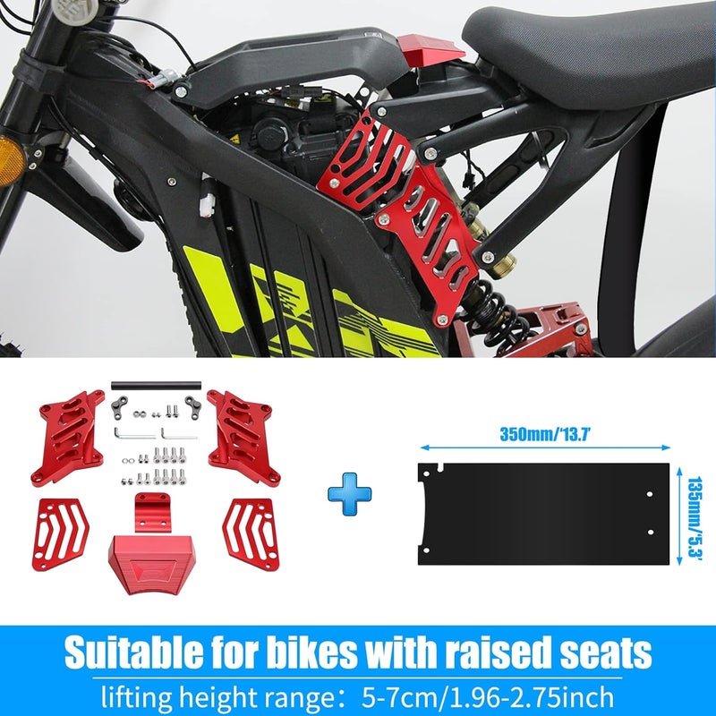 URLWALL Longer Rear Fender for Sur Ron and Segway - Image 4