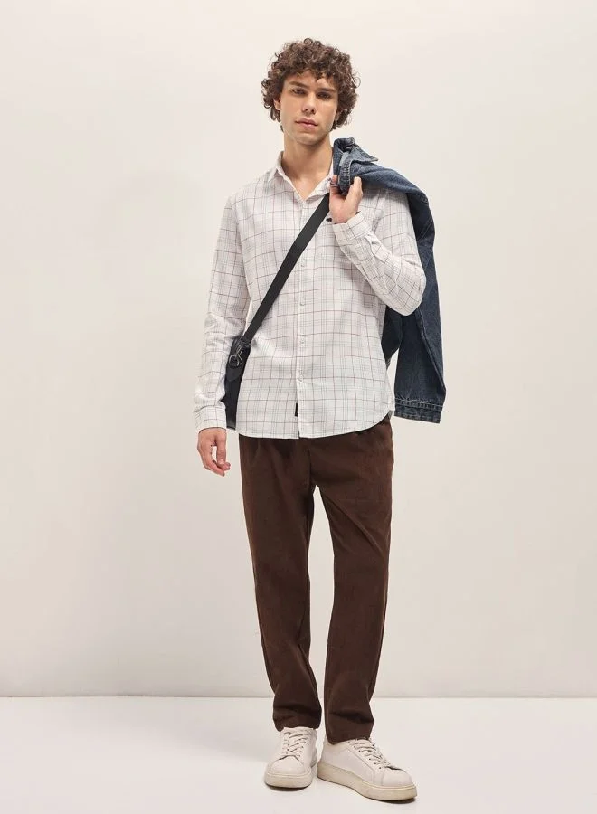 THE BEAR HOUSE Men's Shirt for Casual and Formal Wear | Classic Button-Down Style for Office, Daily Use, Travel, Events & All-Season Outfits | Versatile & Stylish Wardrobe Essential for Every Occasion