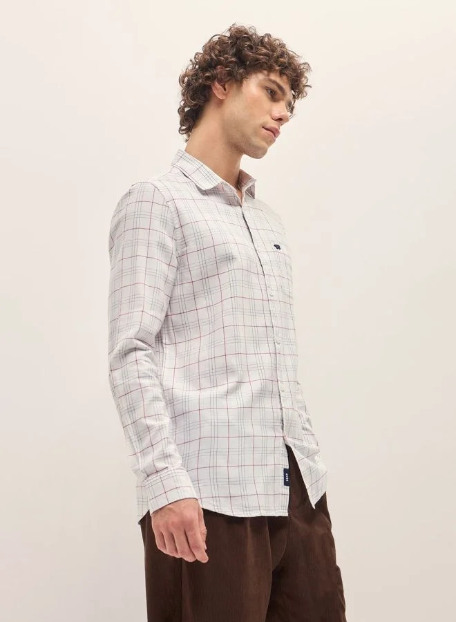 THE BEAR HOUSE Men's Shirt for Casual and Formal Wear | Classic Button-Down Style for Office, Daily Use, Travel, Events & All-Season Outfits | Versatile & Stylish Wardrobe Essential for Every Occasion
