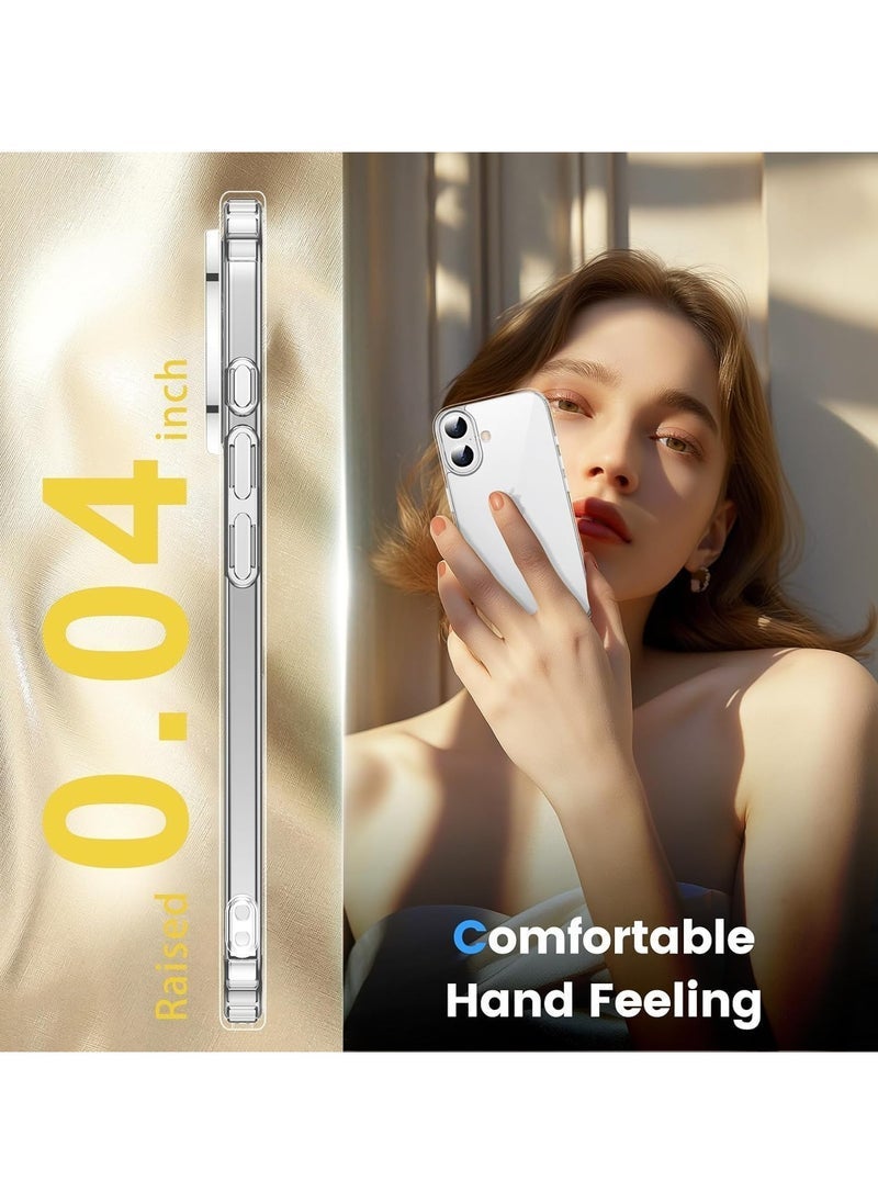 ELTRAZONE iPhone 16 Case Clear | Compatible with MagSafe | Shockproof Anti-Yellowing Slim Transparent Cover | Grade Drop Protection for iPhone 16 6.1 Inch | Durable Crystal Clear Hard Back Case with Soft Edge | Scratch-Resistant Lightweight Design - Image 5