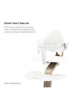 STOKKE Nomi Baby Set Provides Side And Back Support While Baby Learns To Sit Compatible With Nomi Baby High Chair White  - Image 3