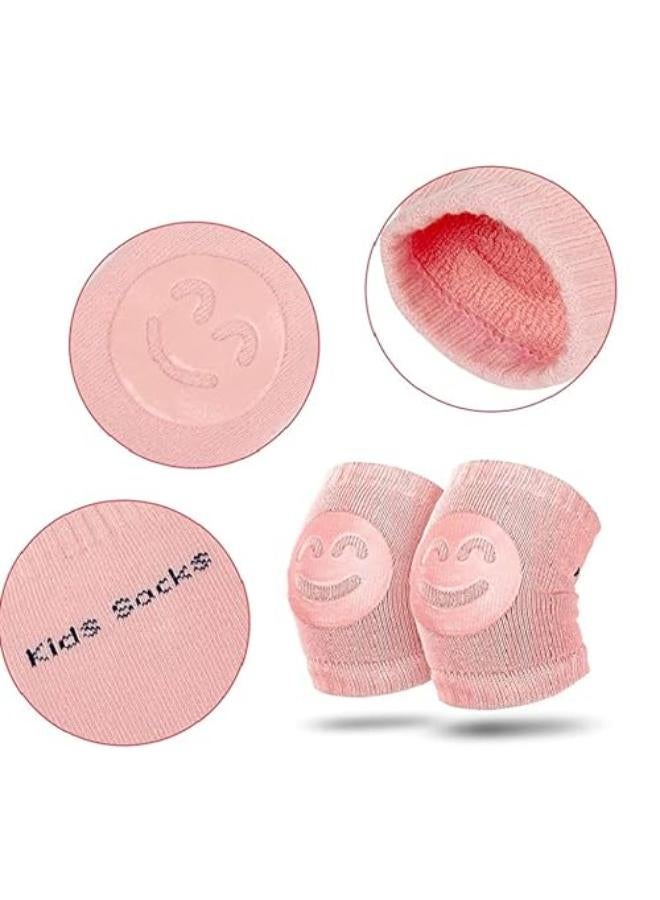 Spare Anti-Slip Baby Crawling Knee Brace/Unisex Baby Toddlers Knee Pads Crawling Support Protector Knee Pads, Pink, - Image 2