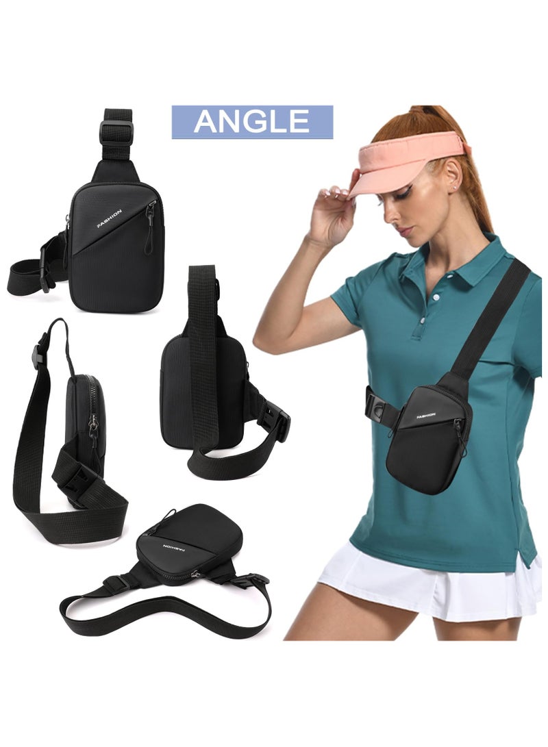 SYOSI Sling Bag Waterproof Crossbody Bag Casual Phone Chest Bag Men Small Crossbody Bag Women Fanny Packs Casual Phone Chest Bag Waterproof Slim Personal Pocket Bag Backpack for Travelling Hiking - Image 3