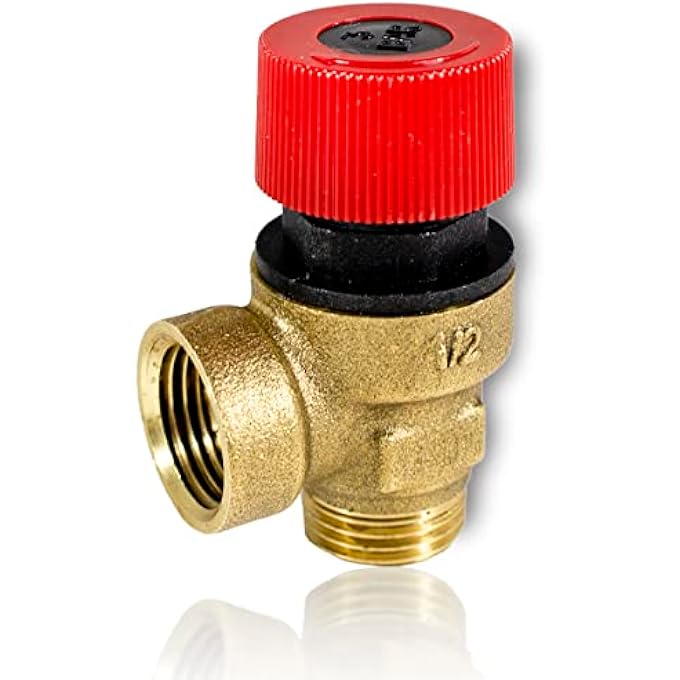 PREMIUM PRESSURE RELIEF BOILER SAFETY VALVE G1/2'' (3BAR DN15) - INSTALLATION COMPATIBLE WITH BOILERS OF MAJOR BRANDS - Image 2