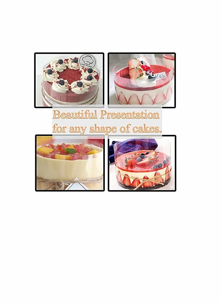 KASTWAVE 9 Pieces Of 3.15 Inch Food Display Ring, Stainless Steel Round Square Cake Ring Mold, With 3 Inch Cake Ring, With Cooking Press, For Baking Cakes And Pastries - Image 3