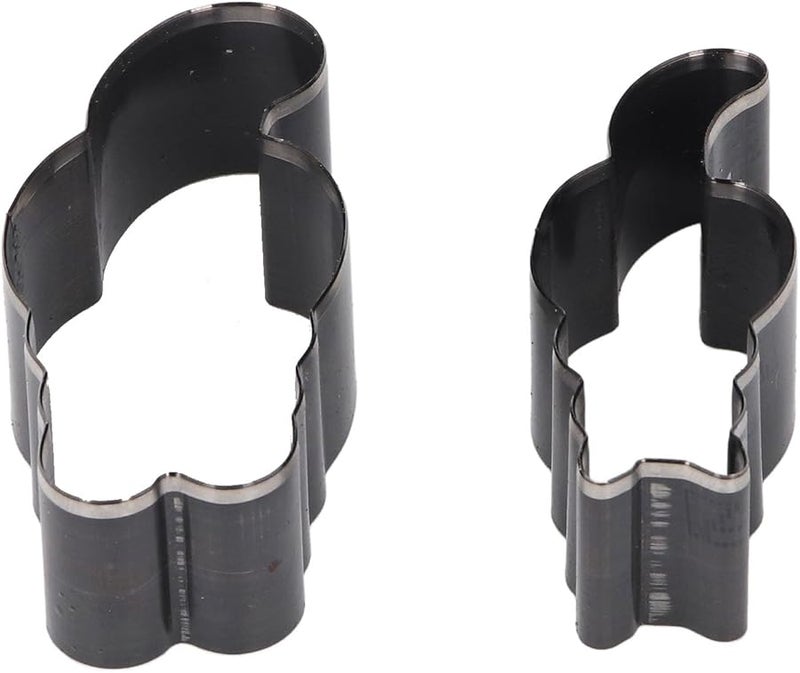 مجموعة قاطعة ثقب الجلد السبائكي قالب مجوف على شكل قطة 55 ملم 65 ملم أداة قطع نظيفة - Image 3