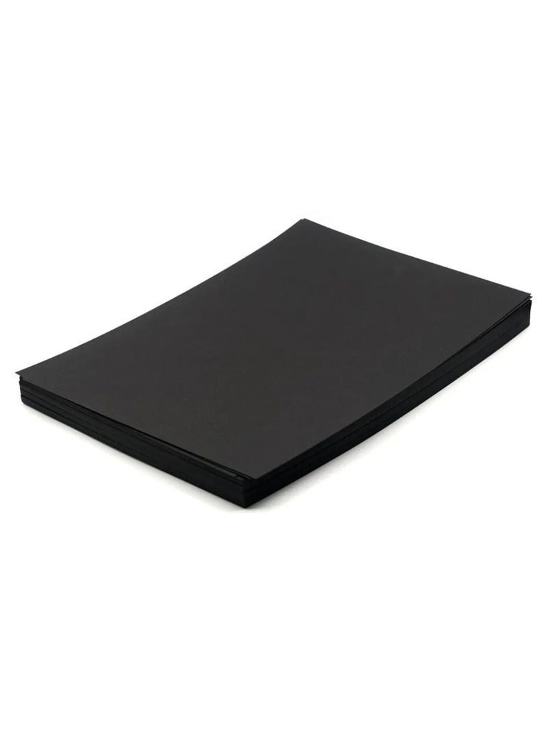 Embossed Card A4 Black 150 GSM – 50 Sheets Textured Card Stock for Printing, Crafts, Invitations & Office Use - Image 2