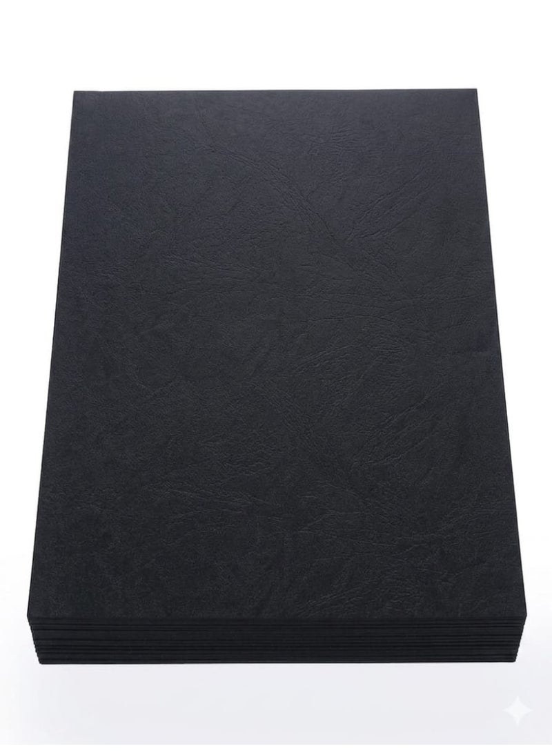 Embossed Card A4 Black 150 GSM – 50 Sheets Textured Card Stock for Printing, Crafts, Invitations & Office Use - Image 3