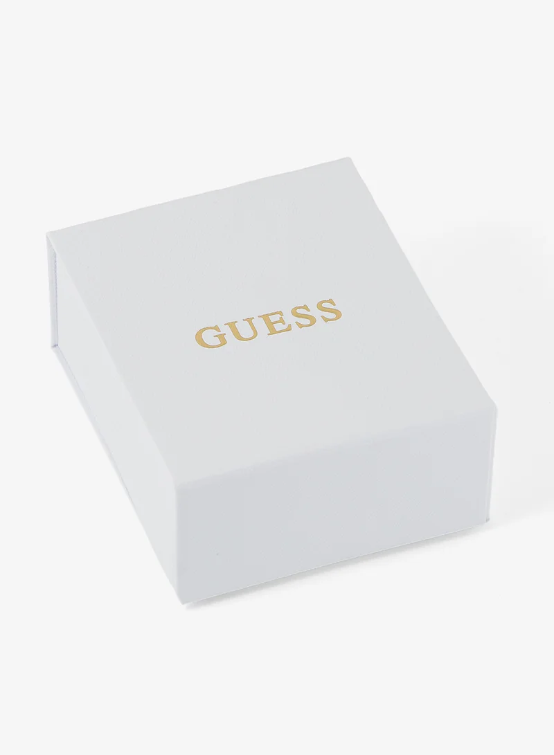 GUESS Tiny Pearly Logo Earrings