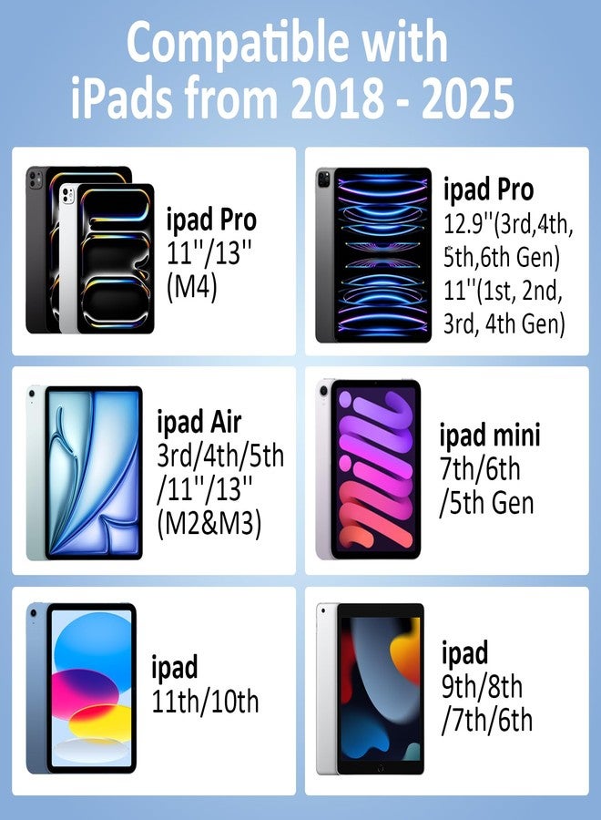 Digiroot iPad Apple Pencil 2025-2018, LED Power Display Dual-Tip Stylus Pen with 3X Fast Charge, Compatible for iPad A16 11/10/9/8/7/6, Pro 11"/12.9"/13''/M4, Air M3/M2/5/4/3, Mini 7/6/5 - Image 2