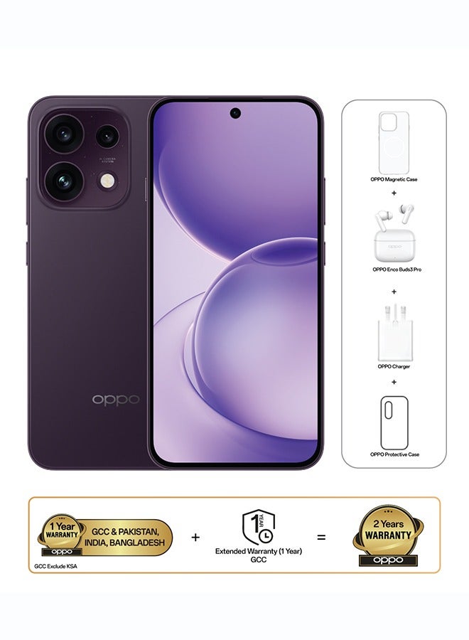Reno16 F AI Phone Dual SIM 5G Twilight Violet 8GB RAM 256GB With OPPO Enco Buds3 Pro + OPPO Magnetic Case - Middle East Version price comparison Qatar – cheapest at Al Anees