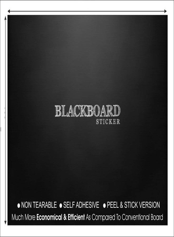 TimeTech Long Chalkboard Blackboard 60 X 200 CM Roll Self Adhesive Sticker Dry Erase Sheet Wall Stickers for Wall,Door,Tables,Chalkboards,Whiteboards and Any Smooth Surface 60 X 200 CM - Image 5