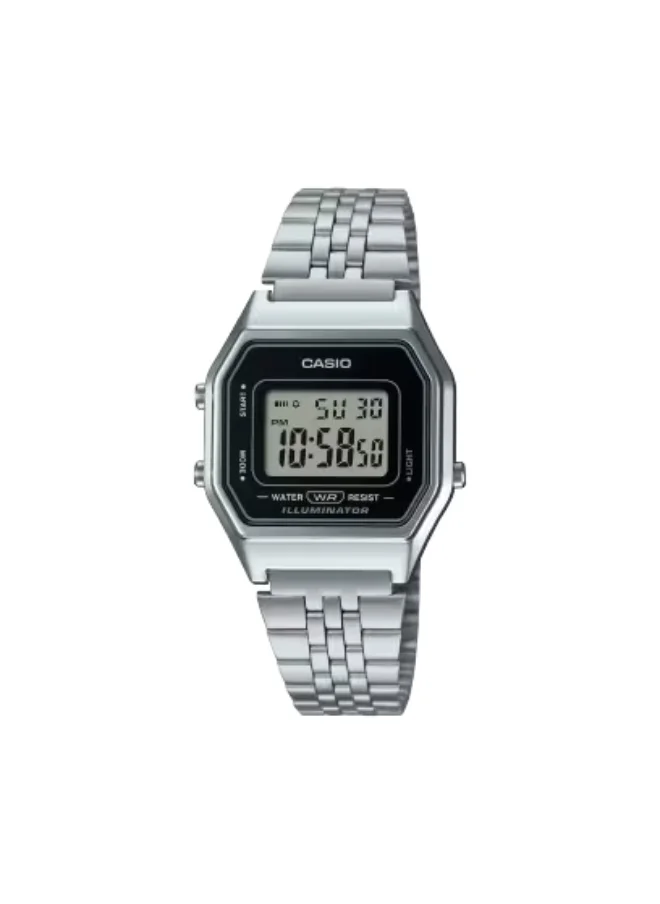 CASIO Men's Stainless steel Digital Watch LA-680WA-1D - 28.6 mm