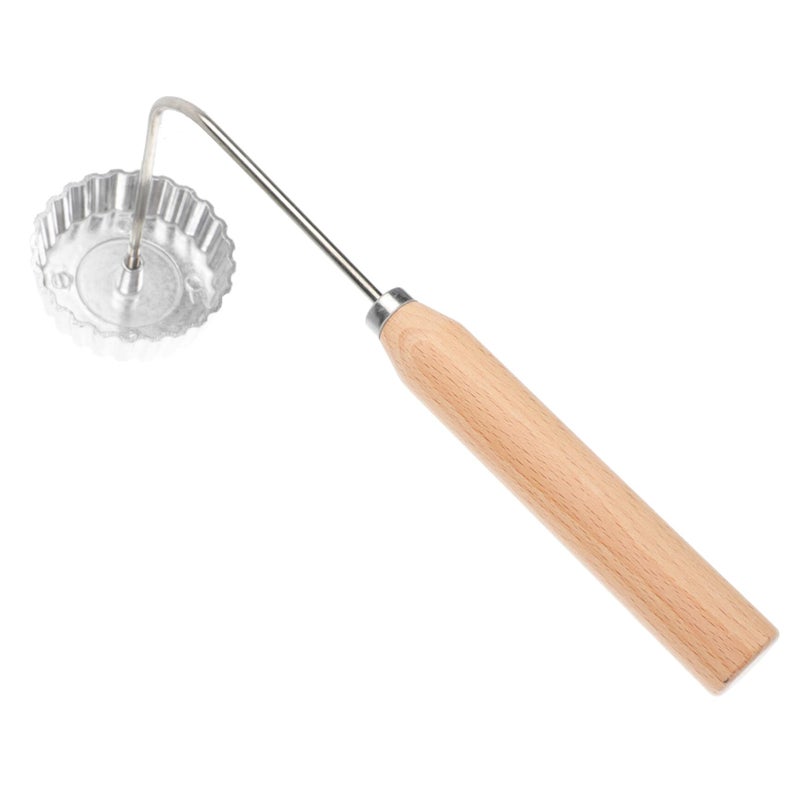 Metal Bunuelos Maker Set With Lifting Tool And Wood Shaper - Image 2