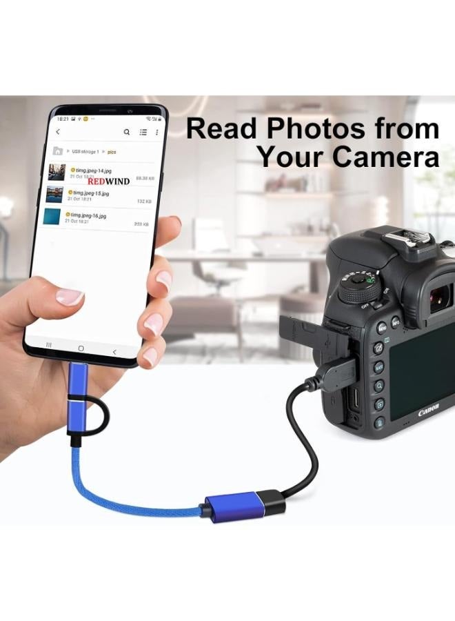 Original 2-in-1 USB 2.0 OTG Adapter - Cable for Type-C and Micro USB - Image 4