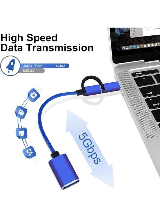 Original 2-in-1 USB 2.0 OTG Adapter - Cable for Type-C and Micro USB - Image 5