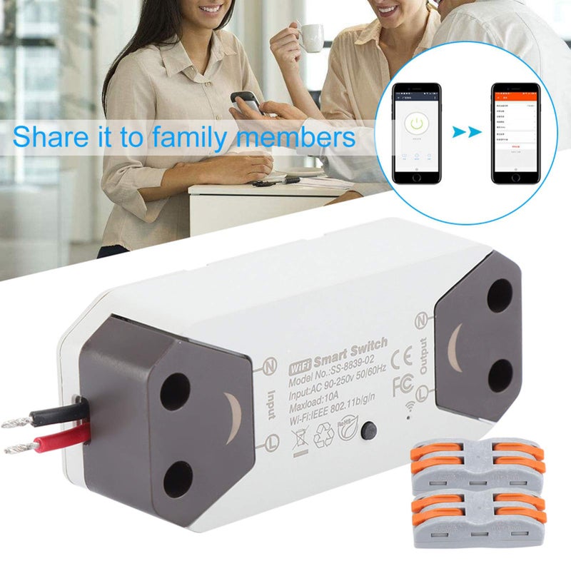 Smart Light Switch With Timer And Voice Control ABS Material For Home Appliances - Image 3
