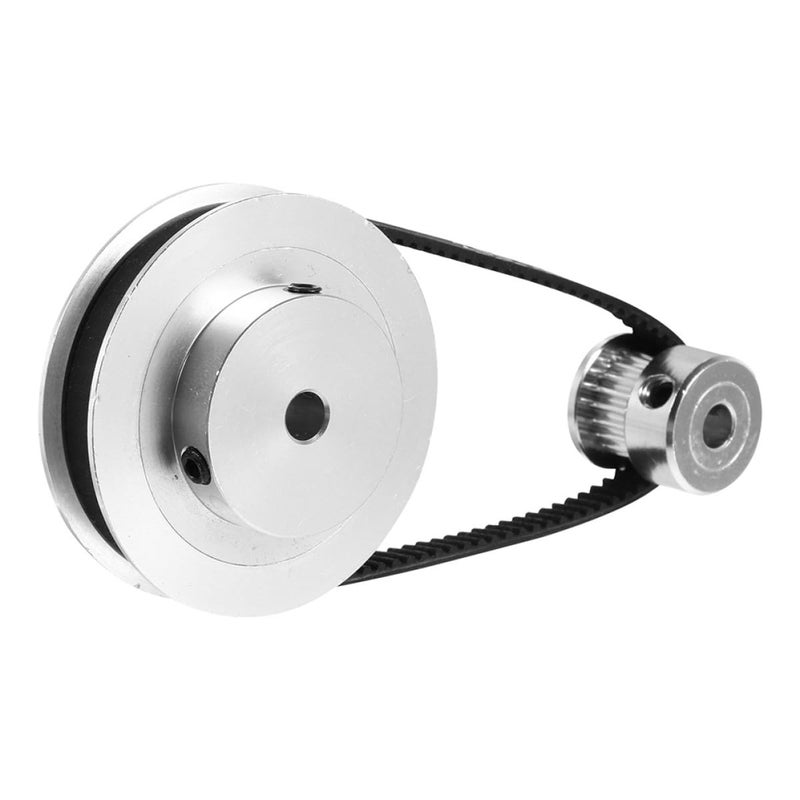 Aluminum Alloy 20T 60T Synchronous Pulley 6mm Belt 3D Printer Gear Set - Image 2